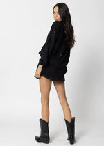 The Eyelet Favorite Shirt - Black