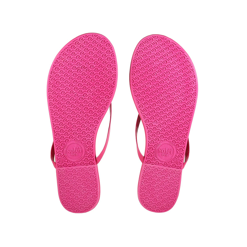 Indie Classic Thin Strap Sandal - Neon Pink