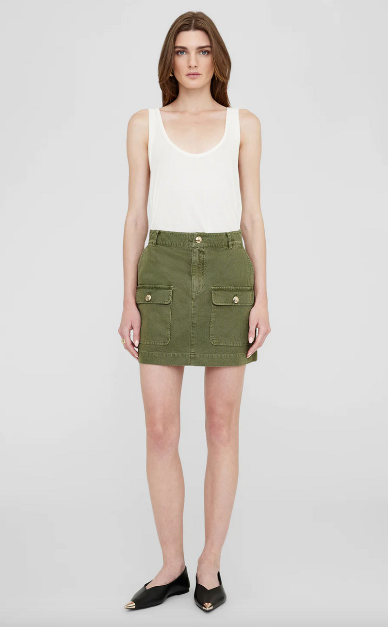 Aliza Skirt Army Green