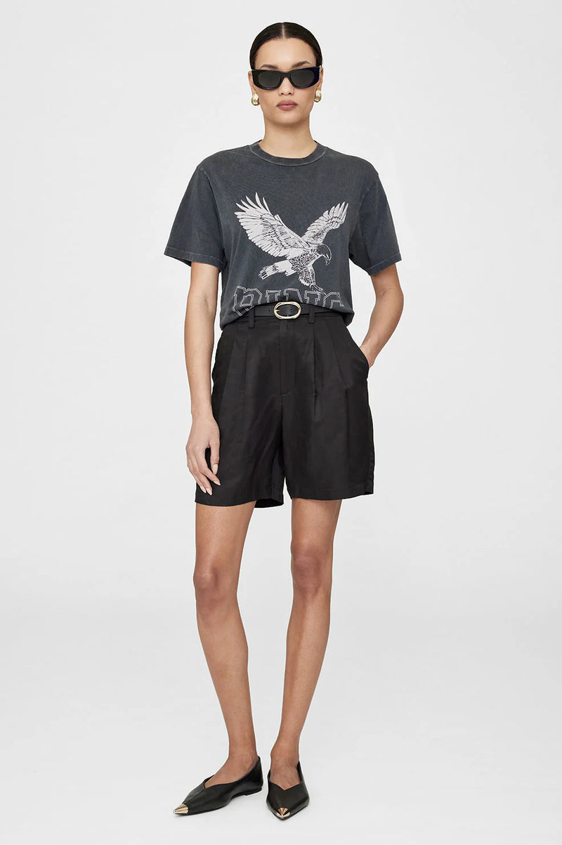 Lili Tee Retro Eagle Tee - Washed Black