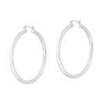 Bleeker Silver Hoops