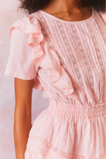 Natasha Dress - Bellrose Pink