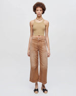 RE/DONE X Hanes Cropped Ribbed Tank