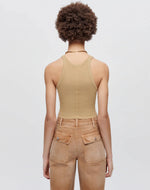 RE/DONE X Hanes Cropped Ribbed Tank