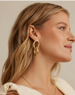 Lou Drop Earrings - Gold