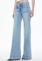 Brian Patch Pocket Wide leg Jean