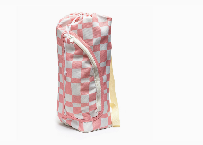 Isla Portable Baby Chair - Pink Checker