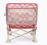 Isla Portable Baby Chair - Pink Checker