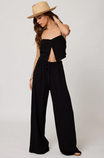 Venice Wide Leg Pant - Black