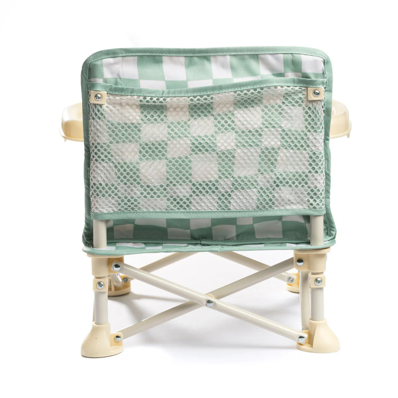 Parker Portable Baby Chair - Green Checker