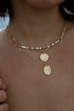 Hammered Coin Necklace