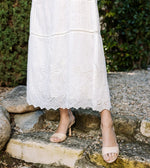 Nancie Ankle Dress - Ivory