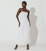 Nancie Ankle Dress - Ivory