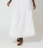 Nancie Ankle Dress - Ivory