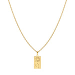 Zodiac Rectangle Necklace