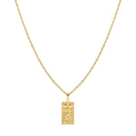 Zodiac Rectangle Necklace