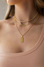 Zodiac Rectangle Necklace